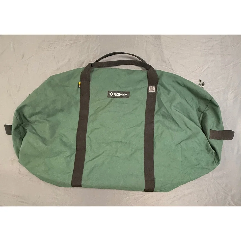 Outdoor Products Green Cordura Duffel Bag Large 36